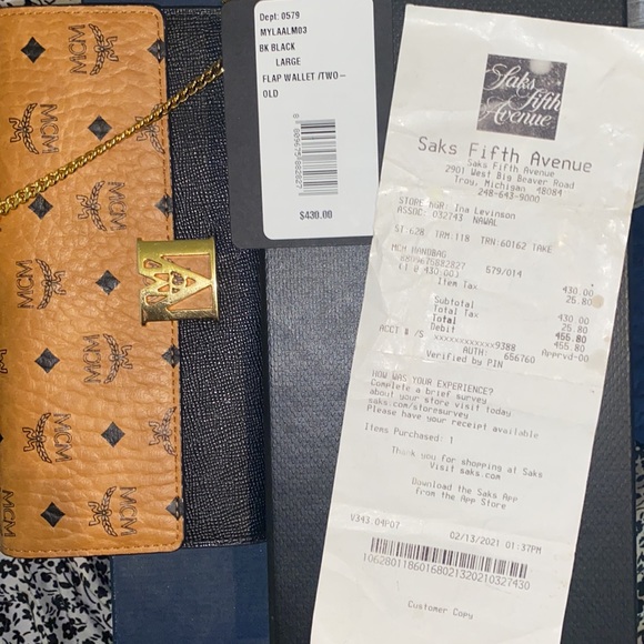 MCM flap wallet/purse - Picture 5 of 6